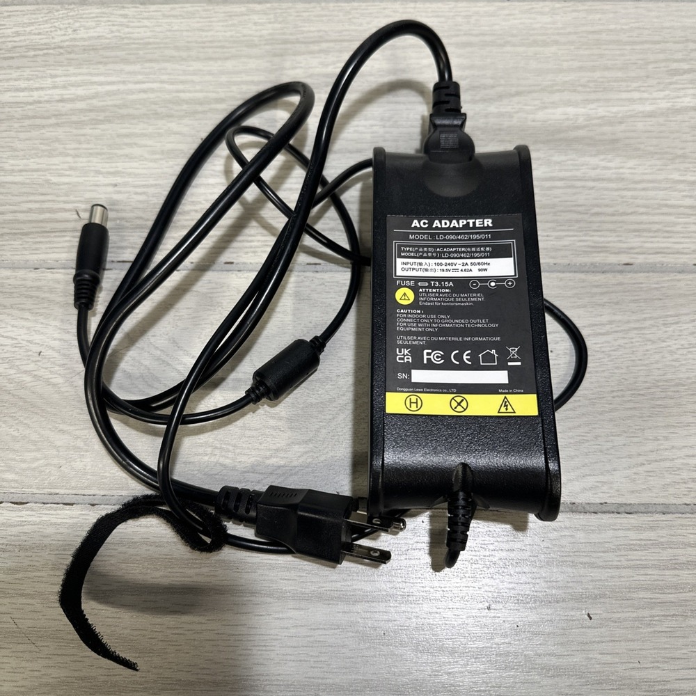 AC Adapter‎ LD-090/462/195/002 Power Supply Charger Dell Replacement